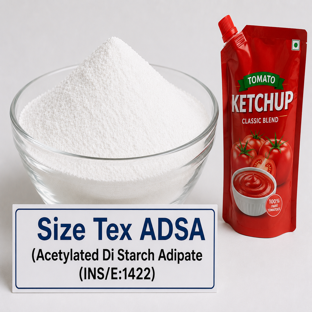 Size Tex Adsa (ins/e1422) -acetylated Distrarch Adipate - Application: Food/bakery/dairy