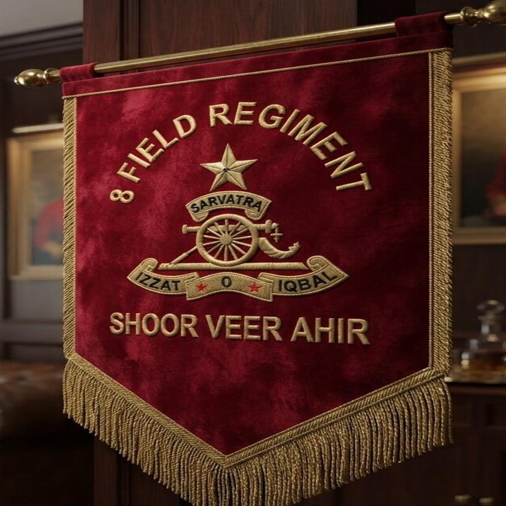 ARTY 8 FIELD REGIMENT WALL BANNER