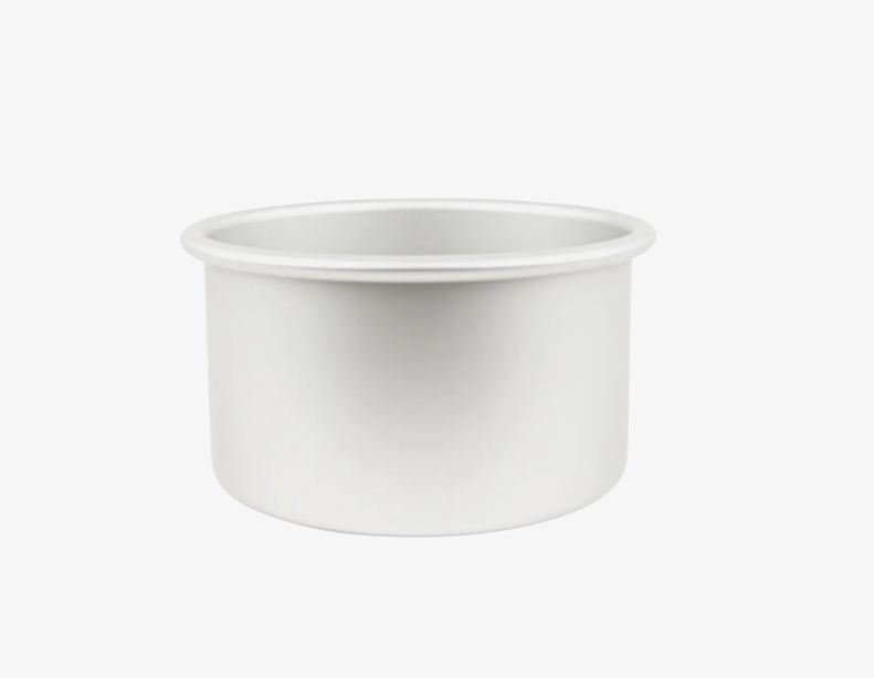 Cake Round Aluminum Anodies - Color: Silver