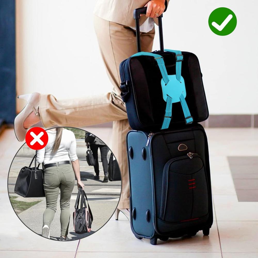 Adjustable Luggage Travel Bag Strap Belt - (1 Pc)
