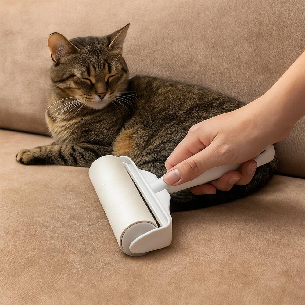 Reusable Pet Hair & Lint Remover Roller - (1 Pc / 23 x 17 cm)