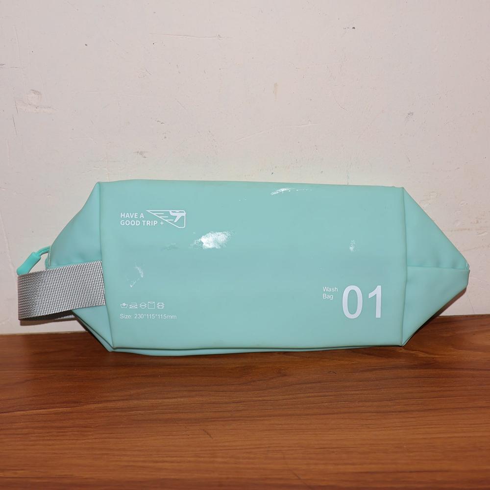 Waterproof Travel Toiletry Wash Bag / Pouch with Zipper Side Handle - (1 Pc)