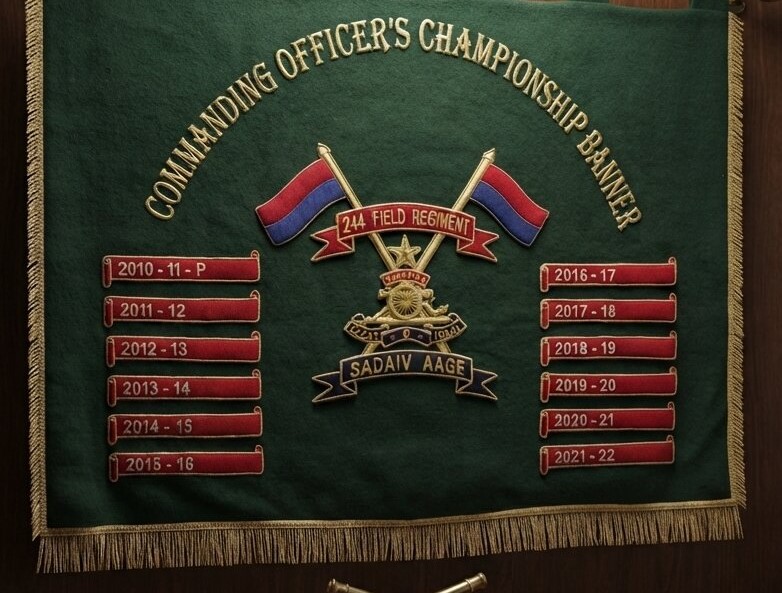 ARTY COMMANDING OFFICER'S CHAMPIONSHIP BANNER