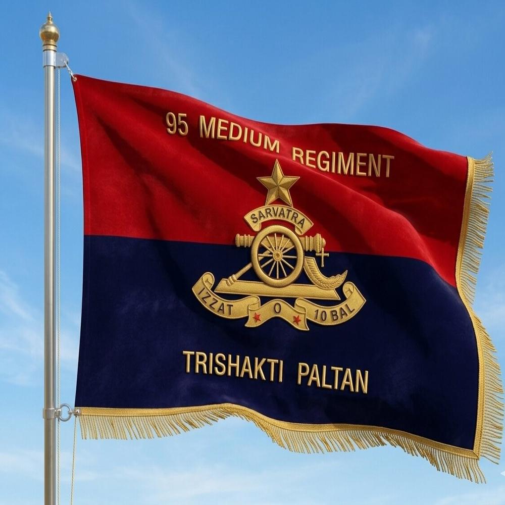 95 MEDIUM REGIMENT FLAG