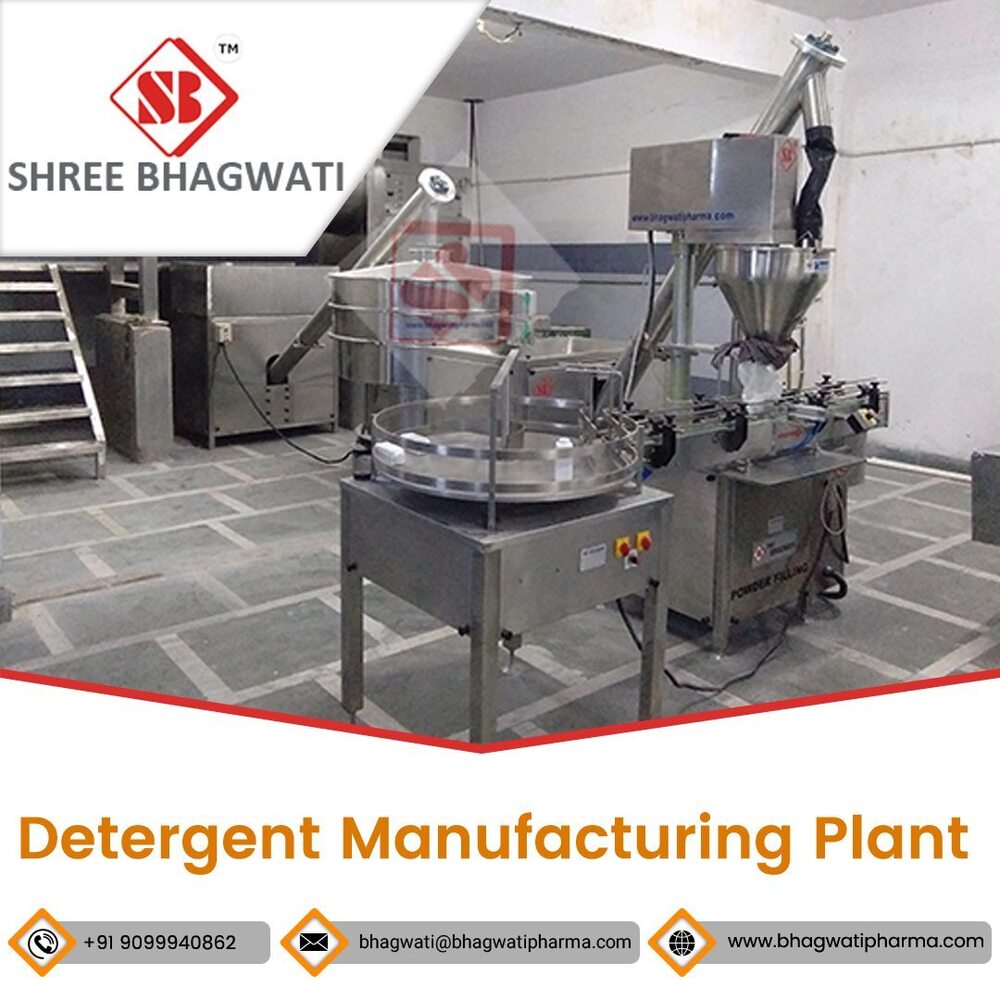 Powder Detergent Machinery - Blender, filling