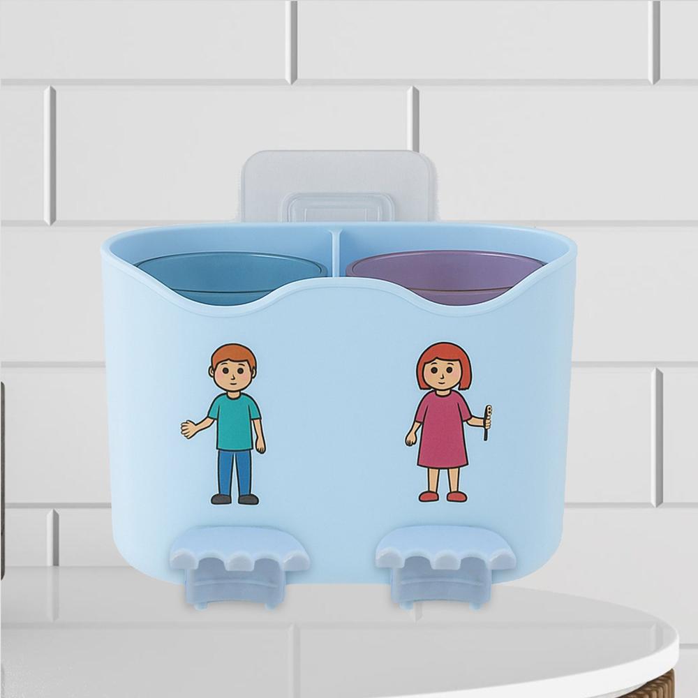 Wall-Mounted Toothbrush Holder