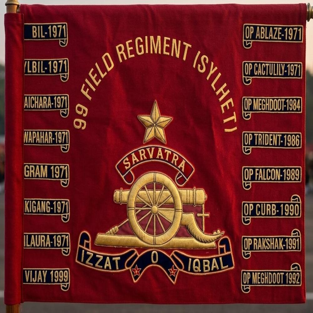 ARTY 99 FIELD REGIMENT (SYLHET) BANNER