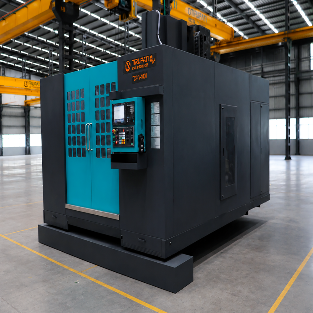 Tcp-vx-1000 (3 Axis) Vmc Drilling Machine - Color: White