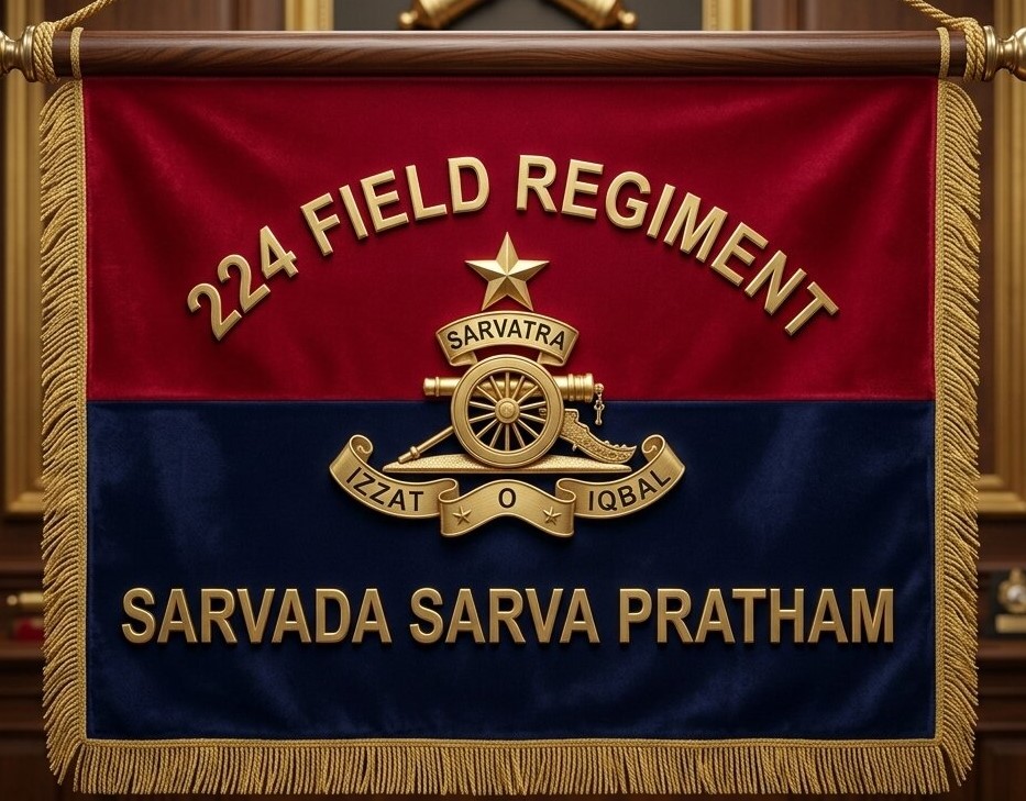 ARTY 224 FIELD REGIMENT BANNER