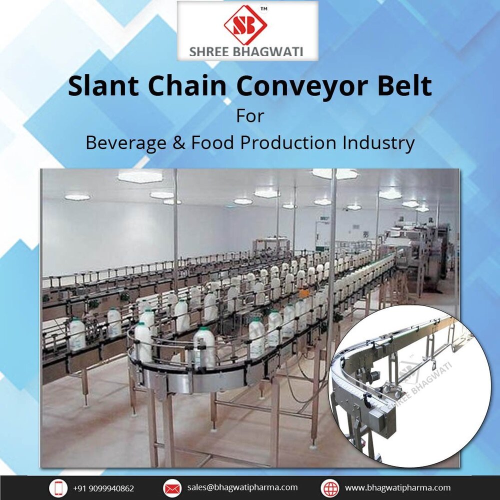Slat Chain Conveyor for Liquid Packing Line