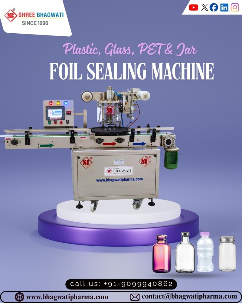 Foil Sealing Machine for Liquid Bottle Packing