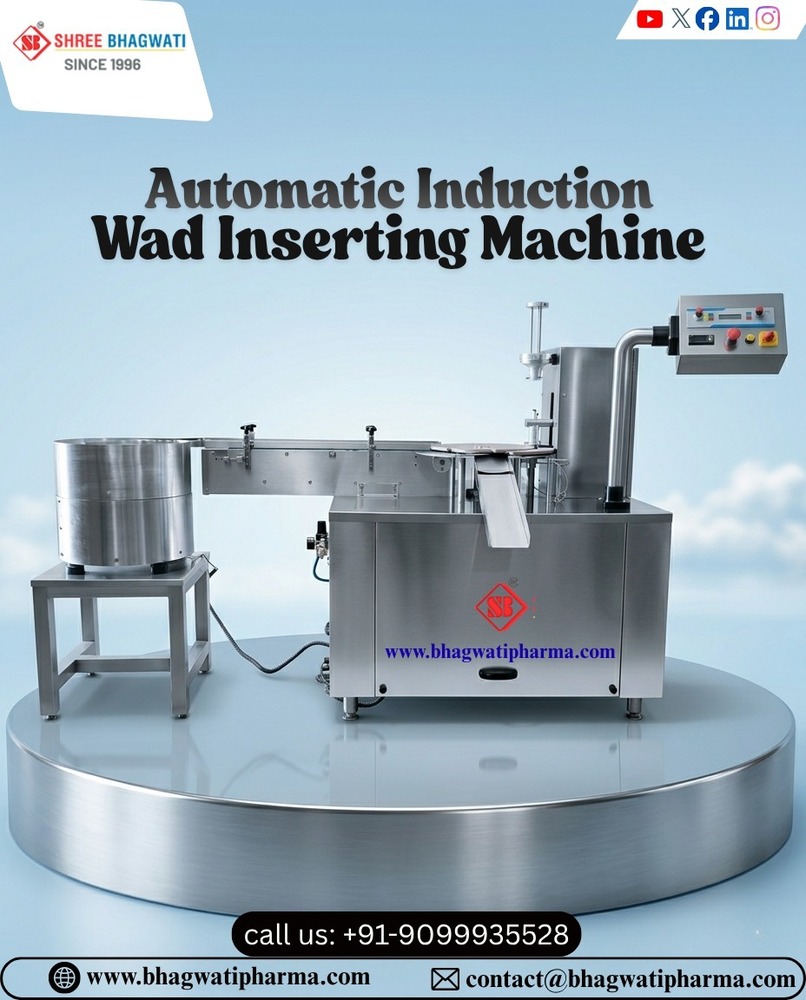 Wad Inserting machine - Single Head for Jar