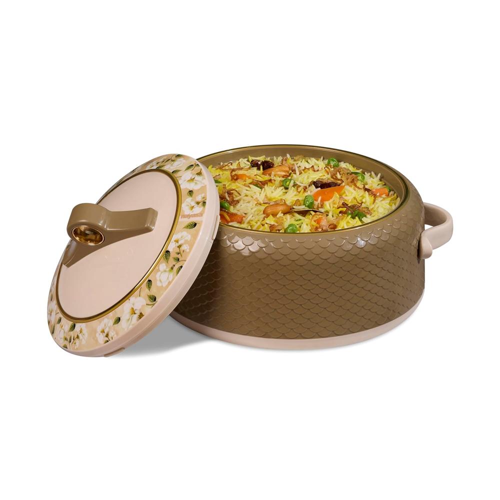 Nayasa Twin Sets 2 Pc Coral Insulated Inner Stainless Steel Casserol