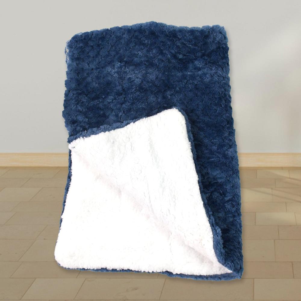 Pet Soft Cat Dog Towel, Warm Sleep Mat (50x37 Cm / 1 Pc / Mix Color & Design)