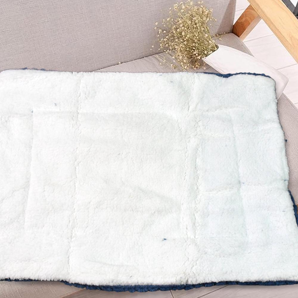 Pet Soft Cat Dog Towel, Warm Sleep Mat (50x37 Cm / 1 Pc / Mix Color & Design)