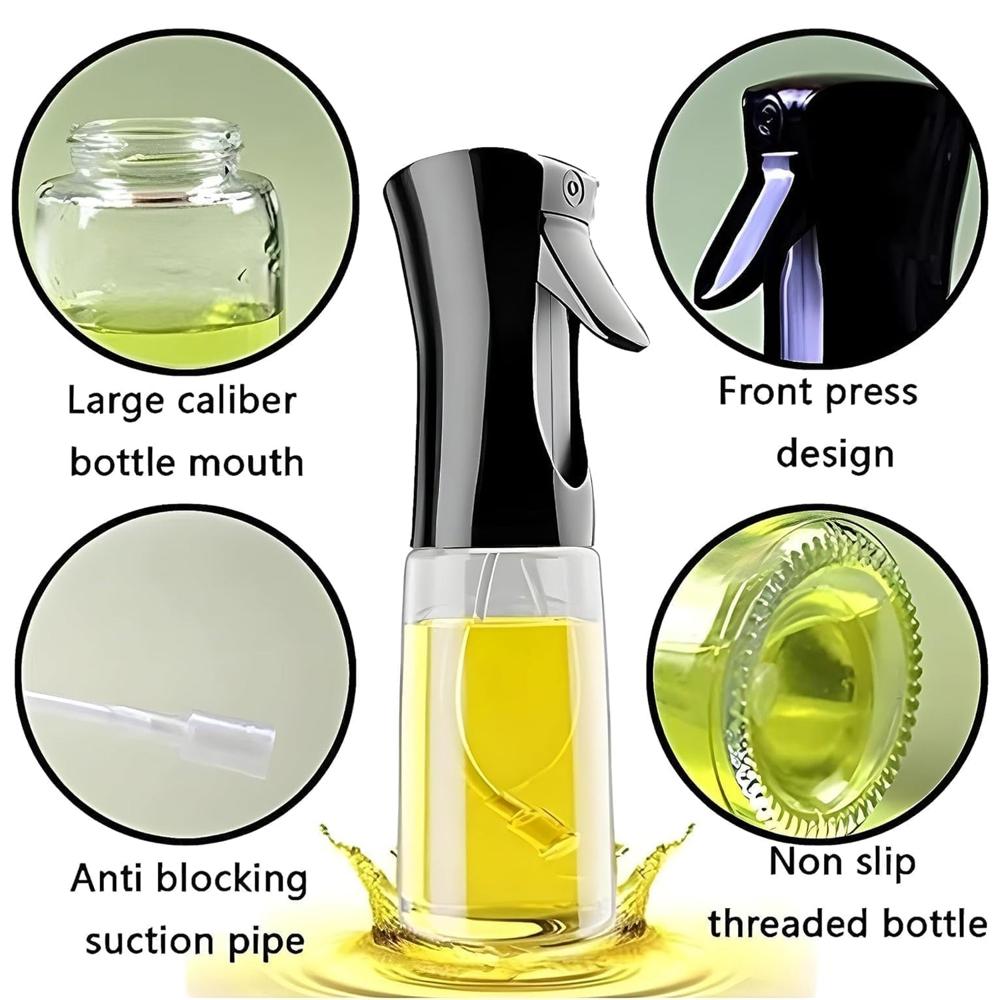 Plastic Oil Dispenser Bottle Spray (1 Pc / 200 ml Approx)