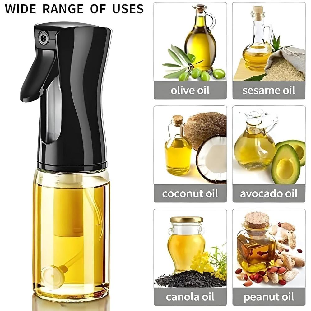 Plastic Oil Dispenser Bottle Spray (1 Pc / 200 ml Approx)