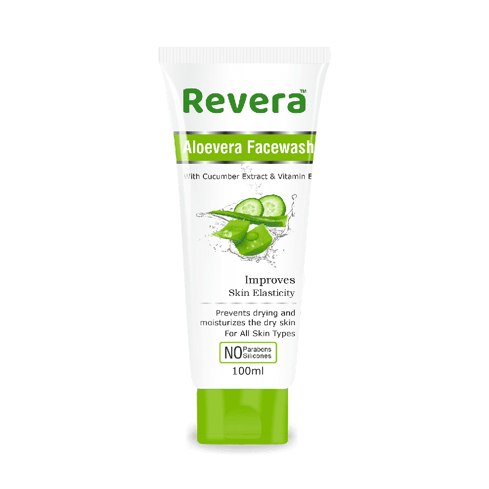Derma Company Franchise Revera Aloevera के लिए, ककड़ी और Vitamin-E फेस वाश के साथ