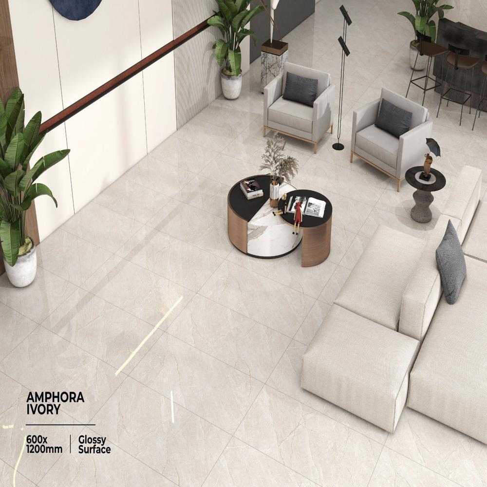 glossy vitrified tile