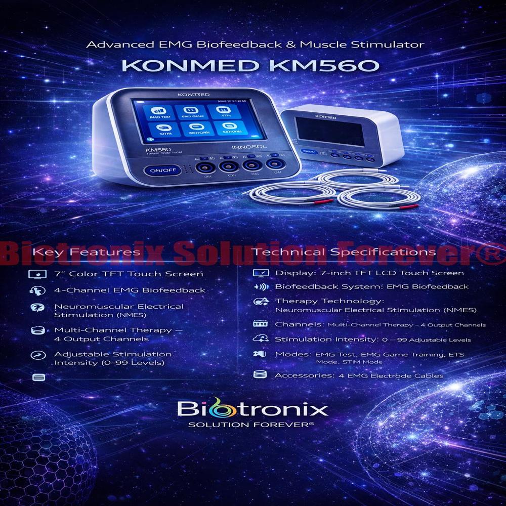 Konmed KM-560 EMG Biofeedback Device with ETS Stimulator