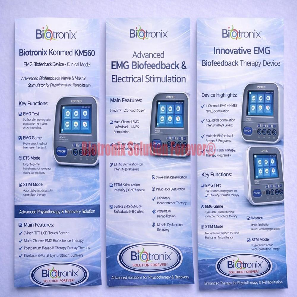 Konmed KM-560 EMG Biofeedback Device with ETS Stimulator