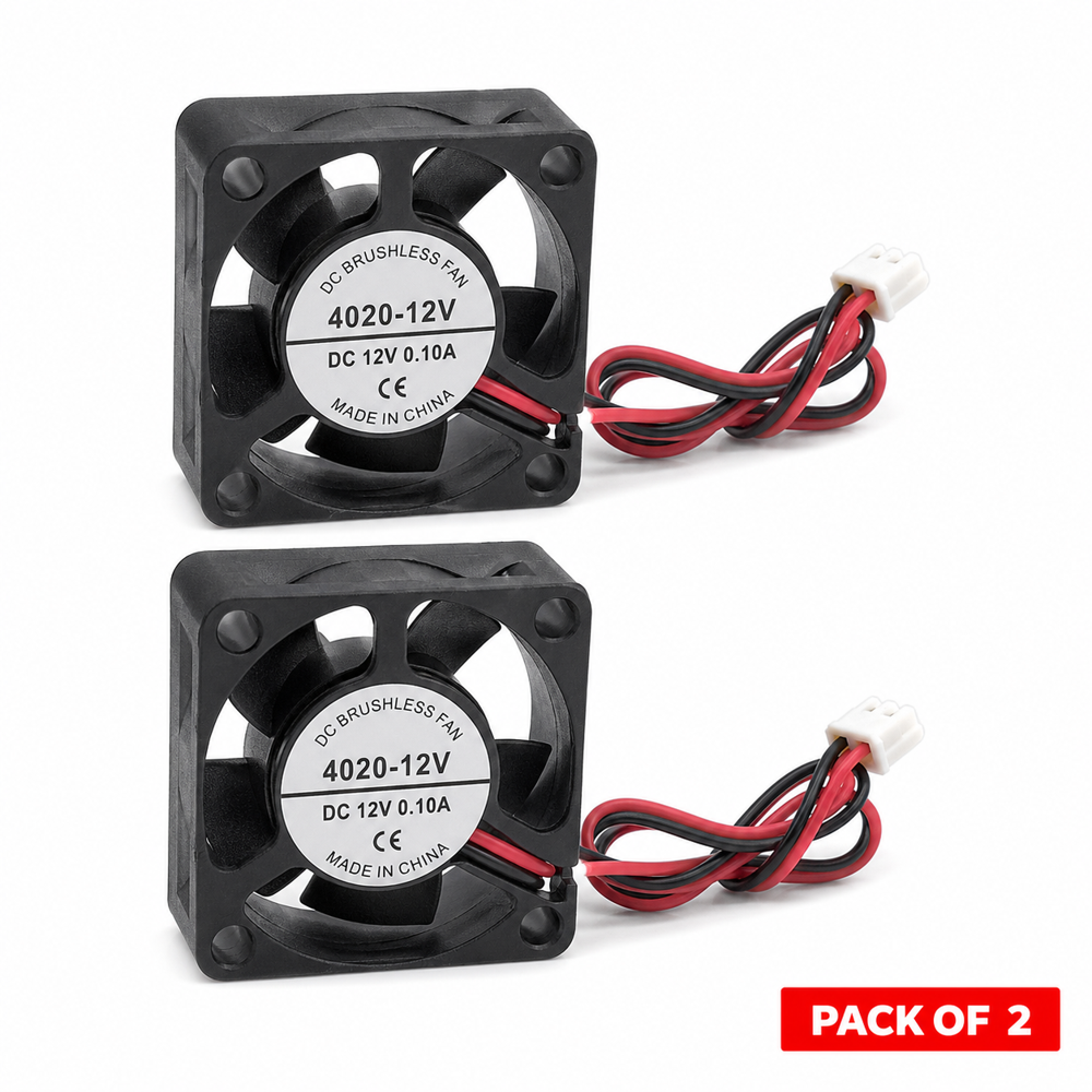4020 12V DC Brushless Cooling Fan 40x40x20mm for SMPS and Electronic Equipment