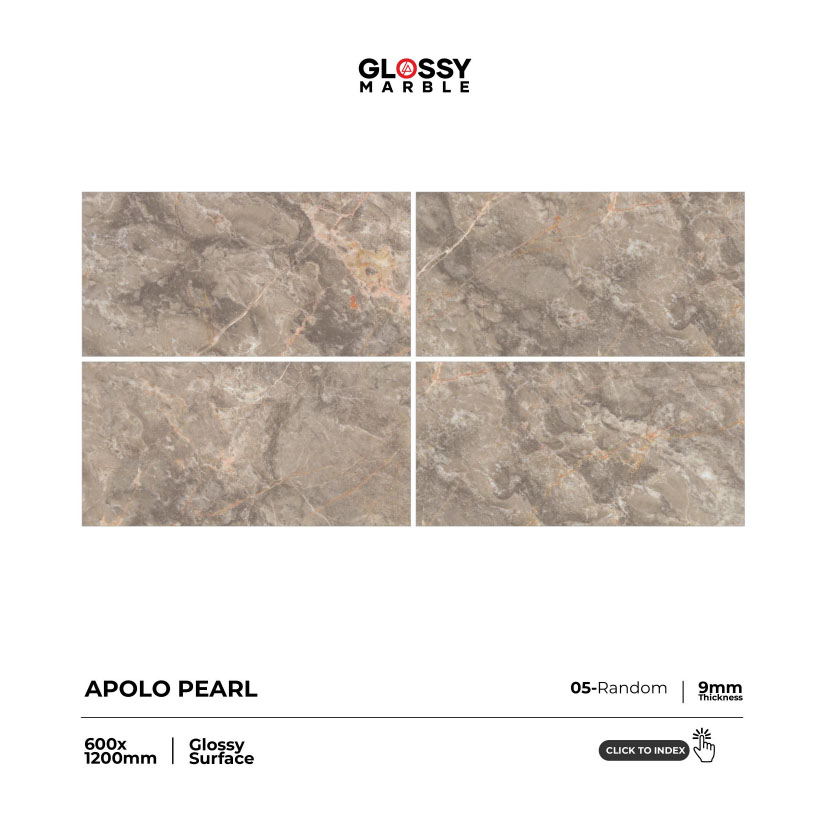 Moon Pearl Glossy Vitrified Tile