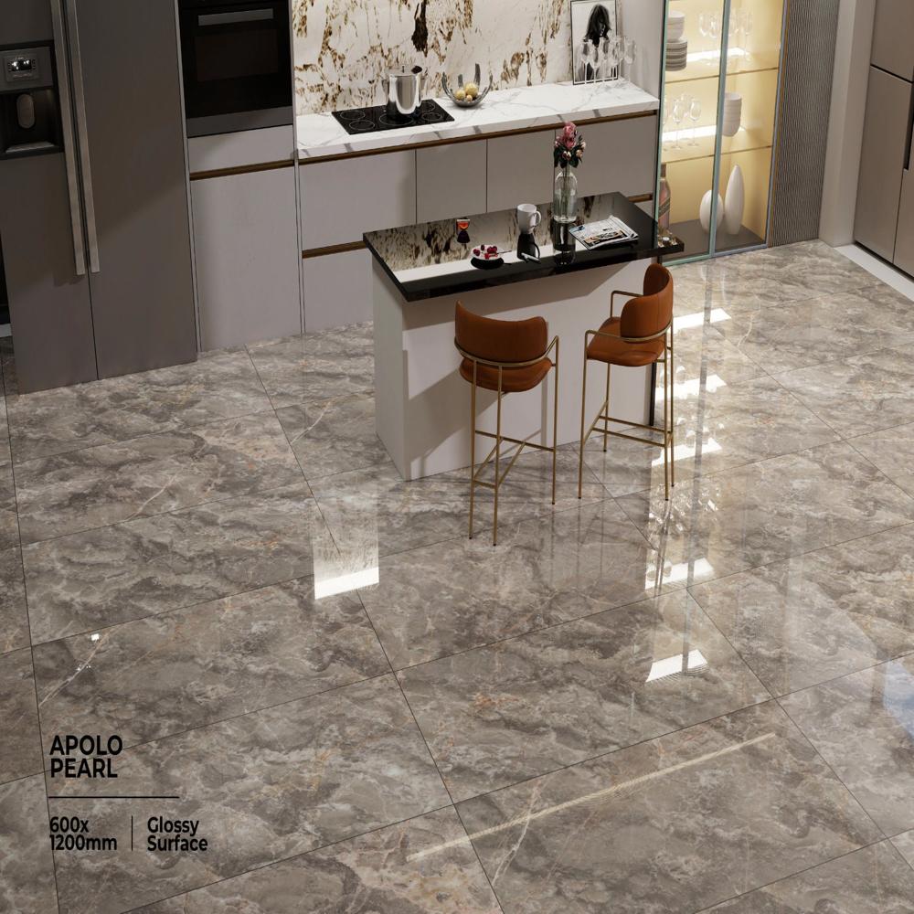 glossy vitrified tile