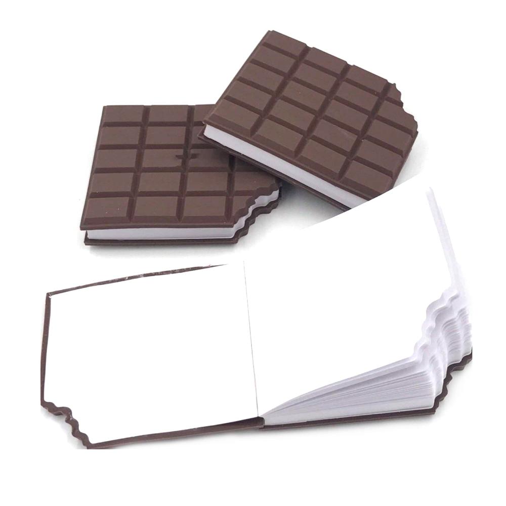 Small Chocolate Scented Bite-Shape Pocket Diary Memo Notebook for Kids (80 Pages)