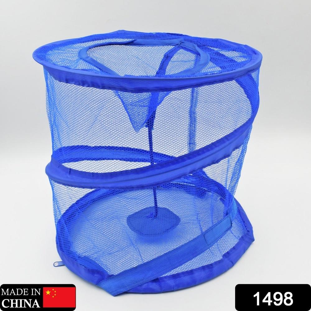 Mesh Up Laundry Hamper Foldable Portable Dirty Clothes Basket for Bedroom Kids Room