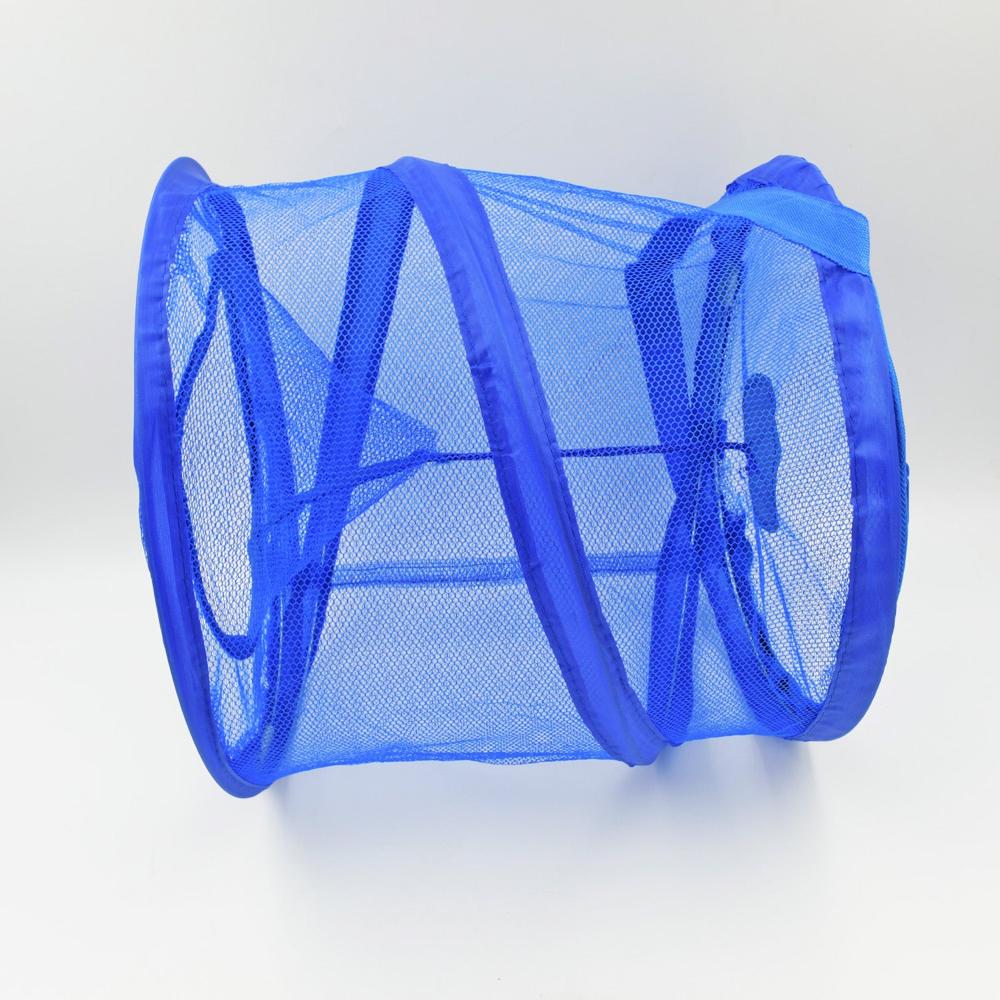 Mesh Up Laundry Hamper Foldable Portable Dirty Clothes Basket for Bedroom Kids Room