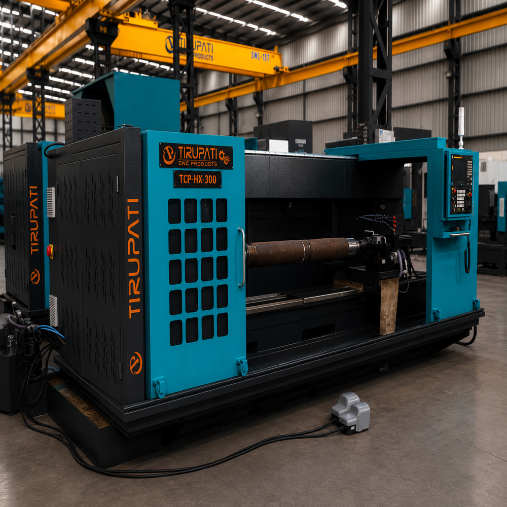 HEAVY DUTY CNC LATHE MACHINE - TCP-HX-300-2500