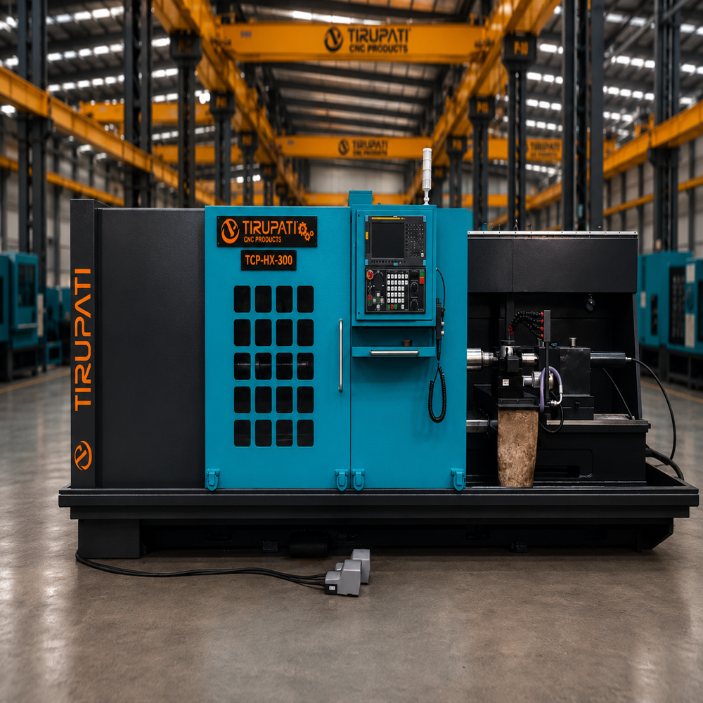 HEAVY DUTY CNC LATHE MACHINE - TCP-HX-300-2500