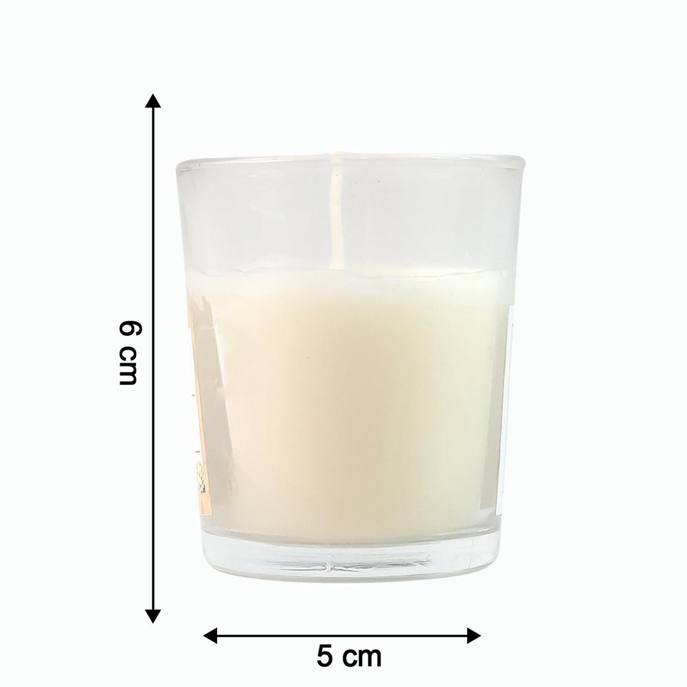 In lief Blueberry Soy-Blend Votive Candle Glass 50 gm (1 Pc)