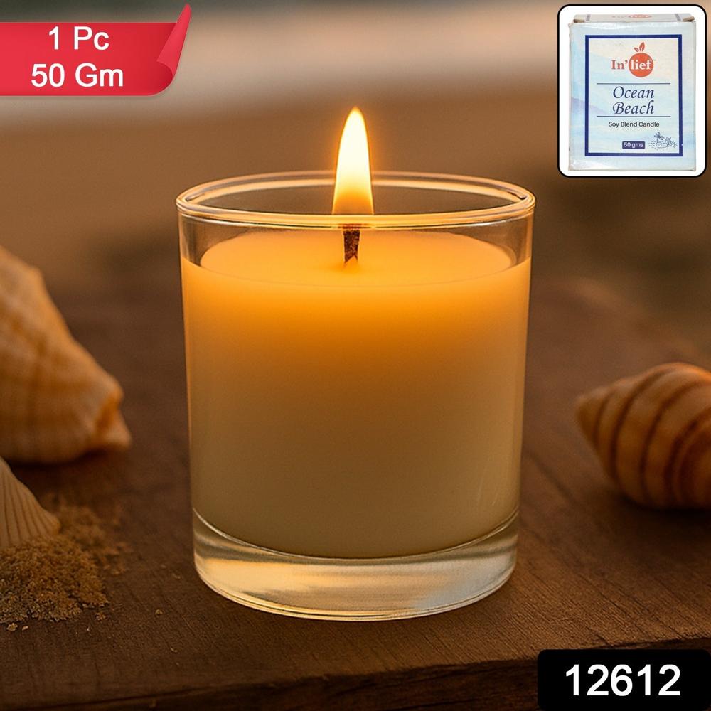 In lief Scented Votive Jar Candle in Glass / Sweet Dreams Soy Blend Candle (50 Gm)