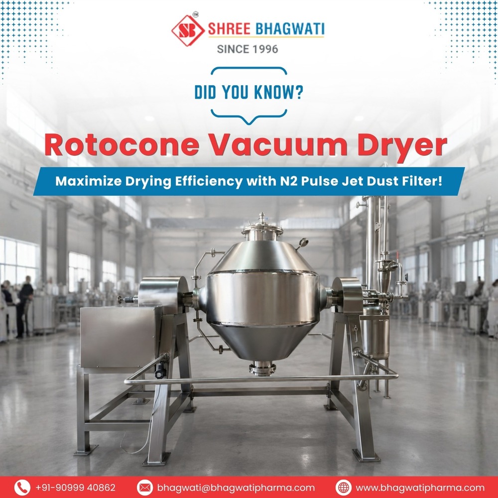 Roto Cone Vacuum Dryer - 2 KL