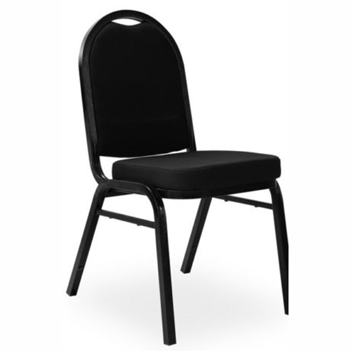 Black High-Back Padded Banquet Chair | Designer Banquet Chair