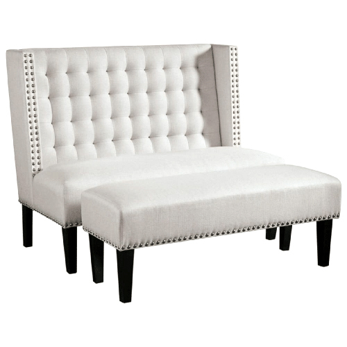Modern Teal Upholstered 3-Seater Sofa | Banquet Sofa