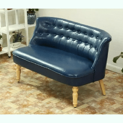 Tufted High-Back Loveseat Sofa | Banquet Hall Sofa