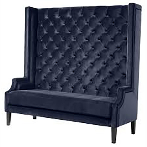 Tufted High-Back Loveseat Sofa | Banquet Hall Sofa