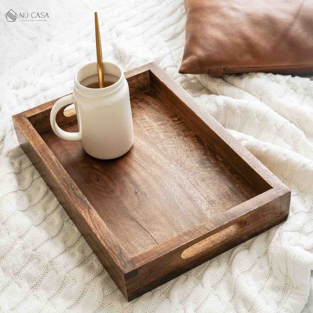 Wooden Serving Tray - Material: Wood