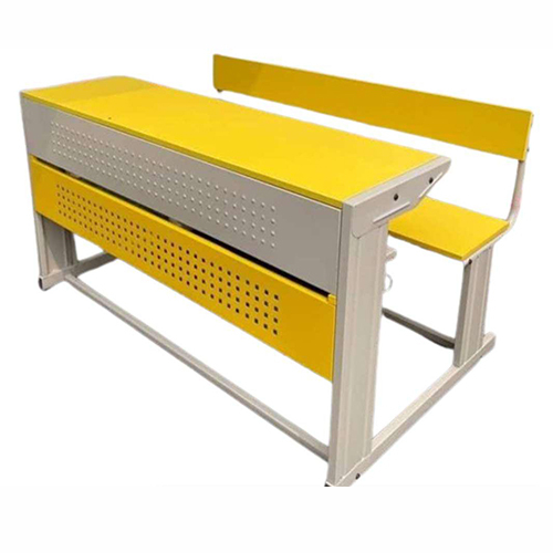 Wooden School Bench