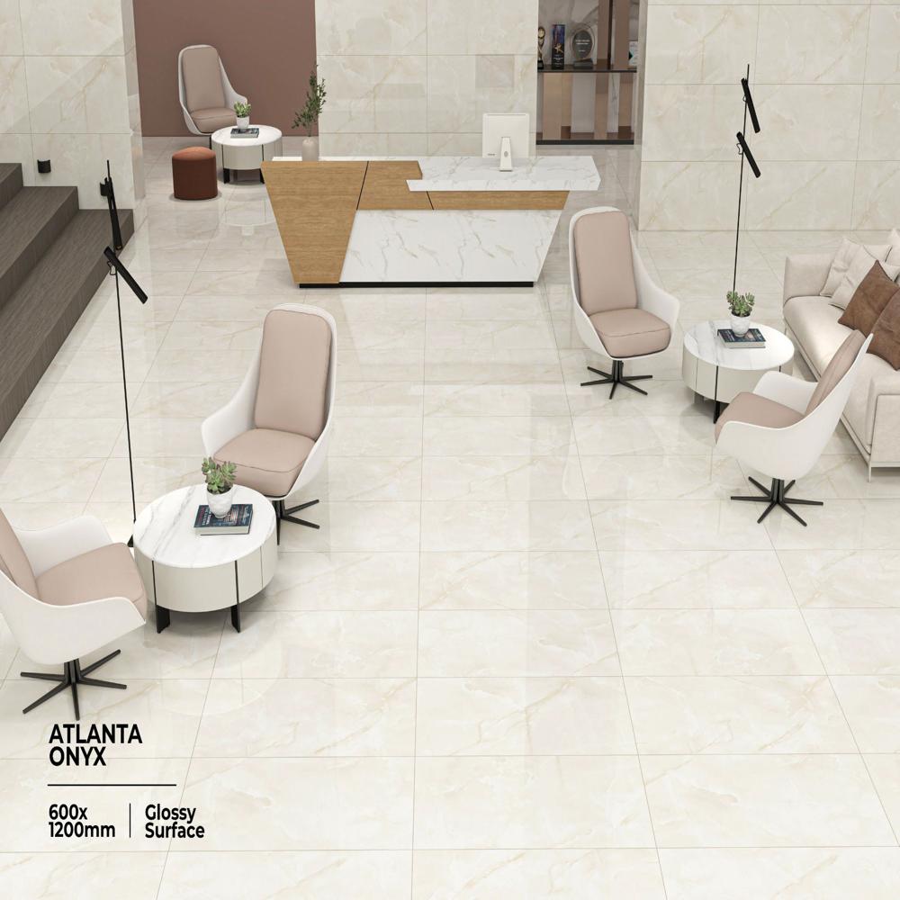 glossy vitrified tile