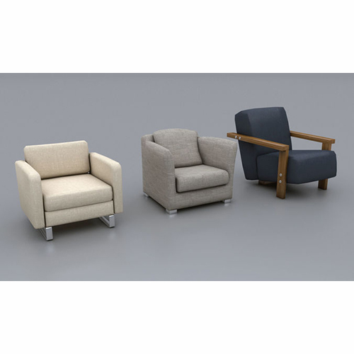 Lowpoly Sofa Chairs Pack