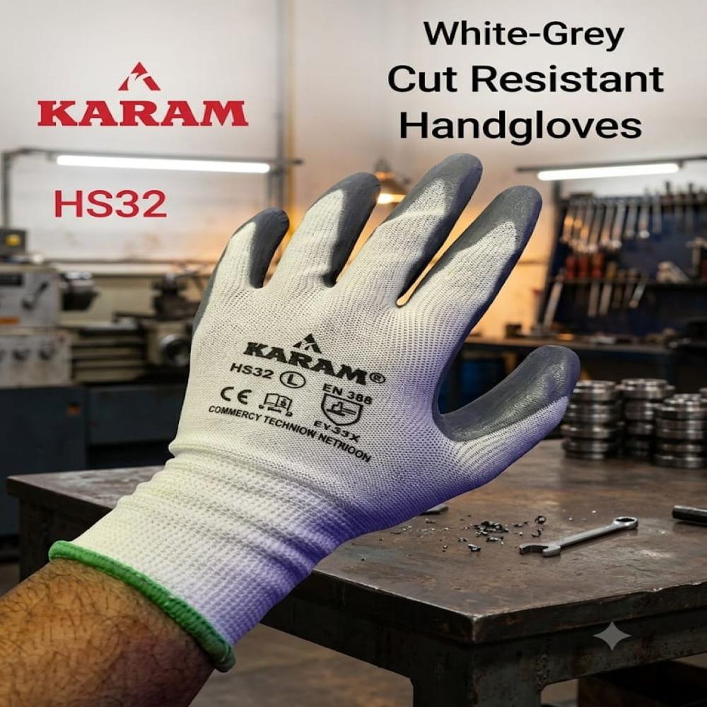 Karam Make Nitrile Coated Hand Gloves