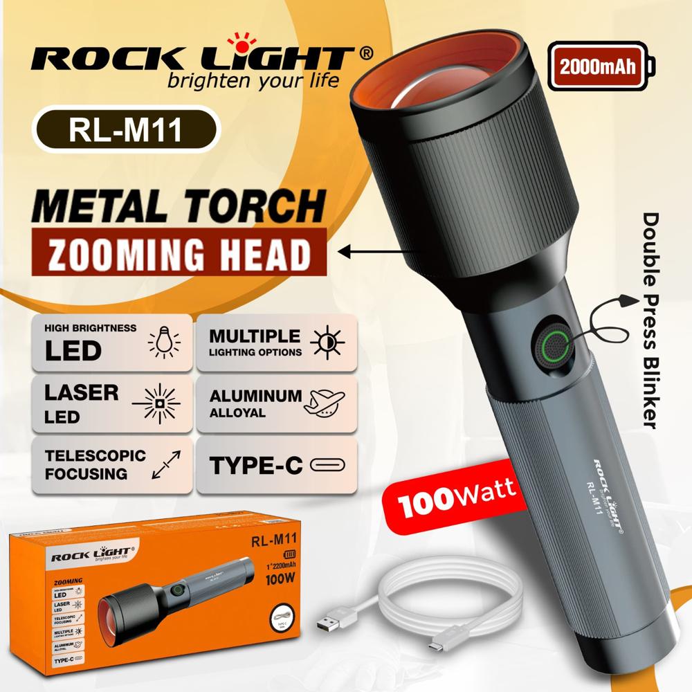 ROCK LIGHT RL-M11 METAL TORCH