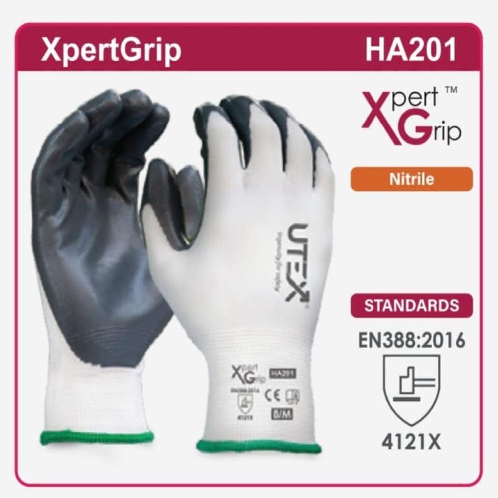 UTEX HA 201 NITRILE HAND GLOVES