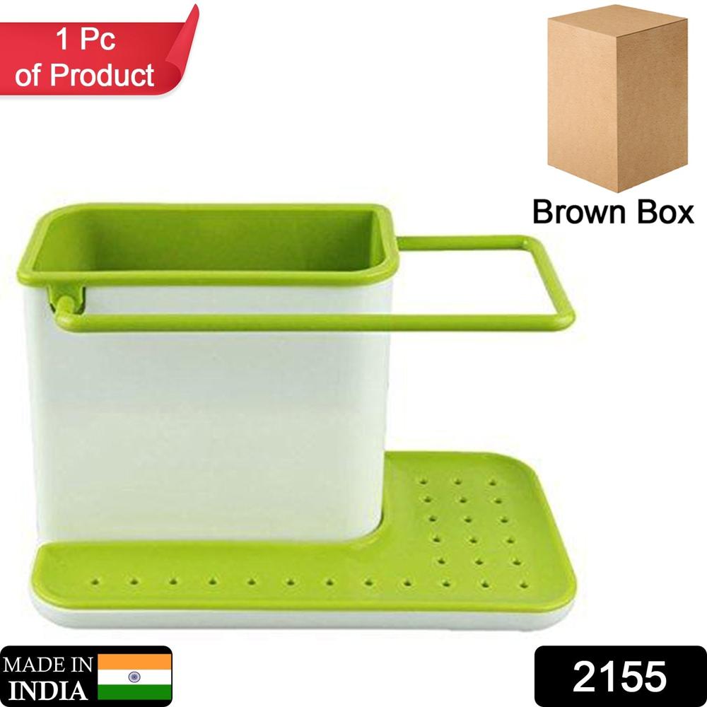 3-in-1 Plastic Sink Stand for Kitchen Use