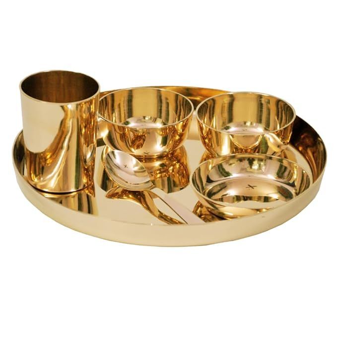 Kansa Thali Set - Color: Copper