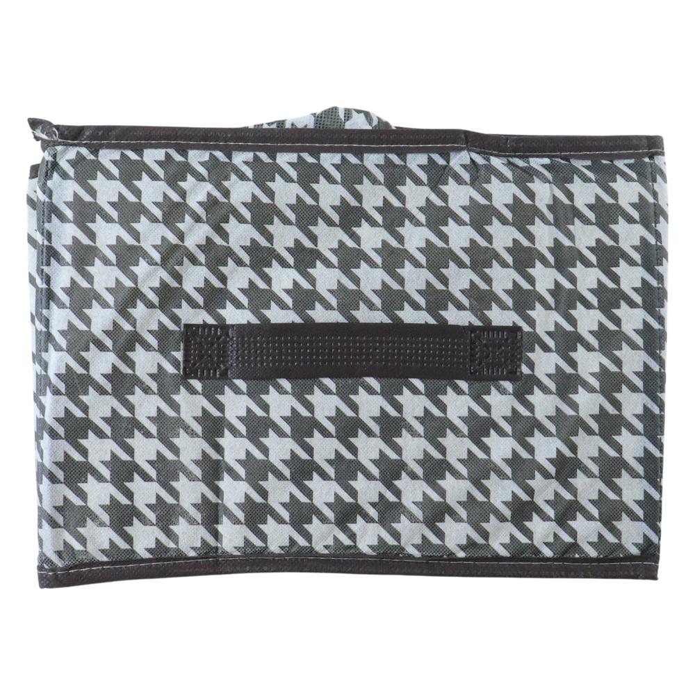 Foldable Fabric Storage Basket Organizer Box (1 Pc, 40x28Cm)